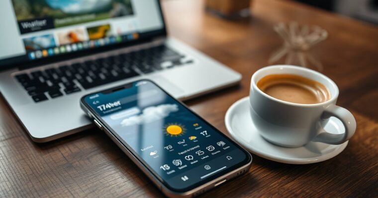 De beste weerapps en websites voor een zorgeloze dagplanning